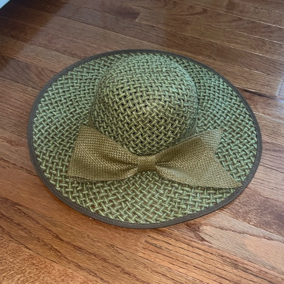 Jessica Simpson Large Bow Floppy Summer Sun Hat Women’s One Size - Picture 2 of 5